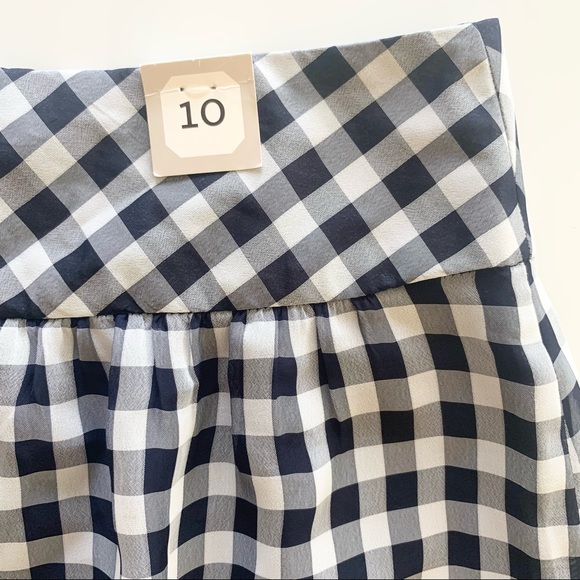 🌸New🌸 Gap Women’s Plaid Skirt Size 10 Navy NWT - Picture 5 of 9